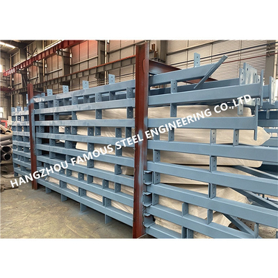 Q355b Galvanized Steel Truss Structure Fabrication USA UK Standard