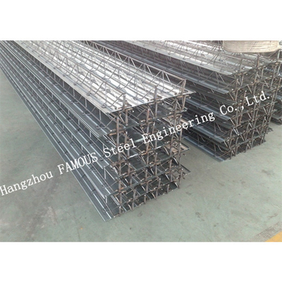 0.8 - 1.5mm Corrugated Metal Floor Deck Reinforced Steel Bar Truss Slab Fabrication